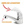 Torneira Lavatório Mod New Mono Up Cromado Abs - 2