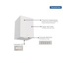 Ver imagem 3 de Coifa de Ilha Tramontina Square Isla 40 Silent em Aço Inox com Acabamento Scotch Brite 220 V