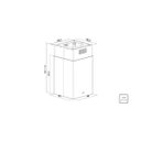 Ver imagem 4 de Coifa de Ilha Tramontina Square Isla 40 Silent em Aço Inox com Acabamento Scotch Brite 220 V