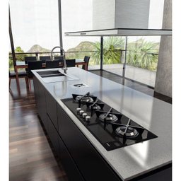 Coifa de Ilha Tramontina Slim Isla 90 Split em Aço Inox com Acabamento Scotch Brite 90 cm 220 V - 3 Coifa de Ilha Tramontina Slim Isla 90 Split em Aço Inox com Acabamento Scotch Brite 90 cm 220 V - 3