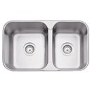 Ver imagem 1 de Cuba Tramontina Isis 2C 34-28 Bs Perfecta em Aço Inox Acetinado 69 x 40cm