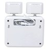 Luminária de Emergência Recarregavel 2 Farois Lâmpada LED Iluminaçao Luz Casa Comercio Empresa - 5