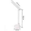 Ver imagem 2 de Luminária Mesa Touch Screen 30 LEDs 3 Funçoes Recarregavel Aticulada Abajur Escritório Leitura
