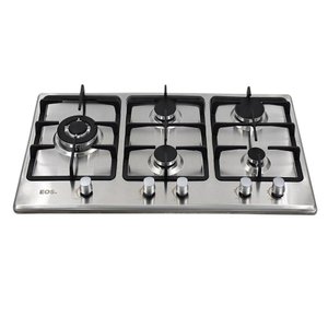 Cooktop a Gás 05 Bocas Eos Inox 90cm Ecg05ib Bivolt