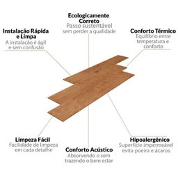 Kit com 30m² Piso Vinílico em Régua 17,78cm x 2mm x 1,21m Sofisticato Ruffino - 5