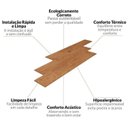 Ver imagem 5 de Kit Piso Vinílico Colado Régua Sofisticato 2mm 30m²
