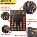 Ver imagem 5 de Porta Cápsulas Café 30x40 Nespresso - Preto - Depois do Café 40 Cápusulas