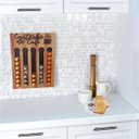 Ver imagem 5 de Porta Cápsulas Café 30x40 Nespresso - Nogueira - Cantinho do Café 40 Cápusulas