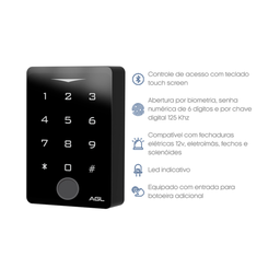 Controle de Acesso Ca1020 Touch Bio 1106087 Agl - 4