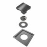Ralo Oculto Inox Quadrado 10x10 Tampa Inox Com Veda Ralo - 2