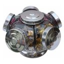 Ver imagem 3 de Baleiro Giratório De Vidro Bomboniere 28 Cm 5 Gomos 500m