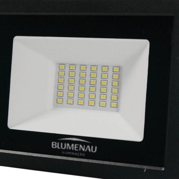Refletor LED 30W Bivolt 3000K Branco Quente IP65 Blumenau - 3