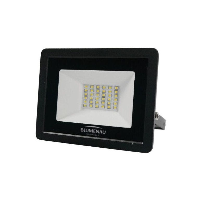 Refletor LED 30W Bivolt 6500K Branco Frio IP65 Blumenau