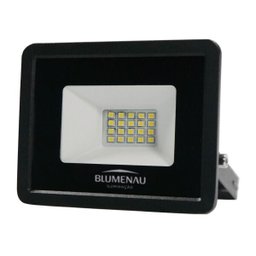 Refletor LED 20W Luz Branca para Área Externa Bivolt Slim Alumínio - 1