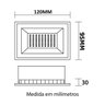 Refletor LED 20W Luz Branca para Área Externa Bivolt Slim Alumínio - 2