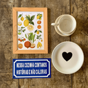 Ver imagem 4 de Placa Decorativa Esmaltada - Nessa Cozinha - Casa Toco