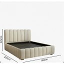 Ver imagem 2 de Cama Box Estofada Casal Conforto Premium Tonalidade Neutra