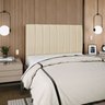 Cabeceira Estofada Cama Box Casal Carla 140cm Linho:bege - 2