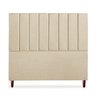 Cabeceira Estofada Cama Box Casal Carla 140cm Linho:bege - 1