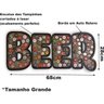Quadro Decorativo de Porta Tampinhas Beer Decorato - 109un - 3