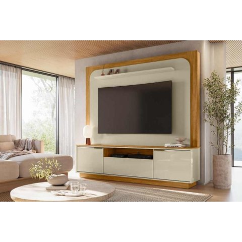 Painel para Tv até 75" – com Gaveta, Portas e Nicho