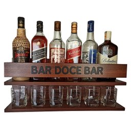 Barzinho para Sala Barzinho de Parede - Bar Doce Bar Imbuia - 5