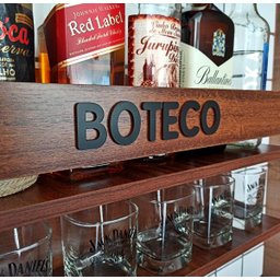 Barzinho para Sala Barzinho de Parede - Boteco - Imbuia - 5
