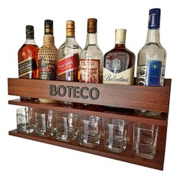 Barzinho para Sala Barzinho de Parede - Boteco - Imbuia - 1