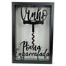 Quadro Porta Rolhas de Vinho - Poesia Engarrafada - 150un - 4