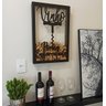 Quadro Porta Rolhas de Vinho - Poesia Engarrafada - 150un - 2