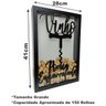 Quadro Porta Rolhas de Vinho - Poesia Engarrafada - 150un - 7