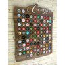 Quadro Decorativo Porta Tampinhas Presente Rustic 100un - 4