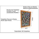Ver imagem 4 de Quadro Decorativo de Porta Tampinhas Presente Master 104un