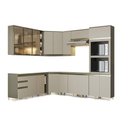 Ver imagem 1 de Cozinha Modulada Henn Connect 16 Peças (4aéreos+4balcões+1paneleiro+7complementos) C16p04 Duna/
