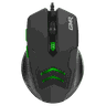 Combo Mouse e Mousepad Gamer 3200dpi Preto e Verde Multilaser - Mo273out [reembalado] Mo273out - 1