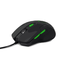 Combo Mouse e Mousepad Gamer 3200dpi Preto e Verde Multilaser - Mo273out [reembalado] Mo273out - 3