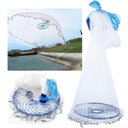 Ver imagem 1 de Rede Pesca Tarrafa Chinesa Disco Malha 6 Metros Pescaria Multifilamento Peixe Lambari Tainha Robalo