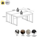Ver imagem 2 de Plataforma de Trabalho 2 Pessoas 1,50m X 1,40m Pés Metal F5 Cor:preto