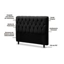 Ver imagem 5 de Cabeceira Cama Box Casal 145cmx126cm Preto