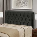 Ver imagem 4 de Cabeceira Cama Box Casal 145cmx126cm Preto