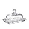 Manteigueira de Vidro Cristal com Tampa Mesa Posta 14cm - 2
