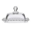 Ver imagem 1 de Manteigueira de Vidro Cristal com Tampa Mesa Posta 14cm