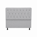Ver imagem 2 de Cabeceira de Cama Box King 195 cm Mallu - Veludo Cinza
