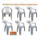 Ver imagem 3 de 06 Cadeira Poltrona Boa Vista 120kg Branca Antares