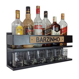 Barzinho para Sala Barzinho de Parede - Barzinho - Preto - 2