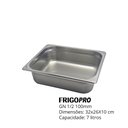 Ver imagem 2 de Cuba Gastronômica de Inox Gn 1/2 de 100 Mm Frigopro