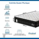 Ver imagem 3 de Colchão Queen Mola Ensacada Probel Munique (158x198x30cm)