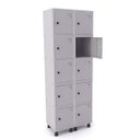 Ver imagem 1 de Roupeiro de Aço 2 Vãos 10 Portas com Pitão Pandin