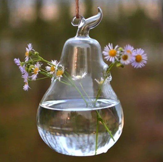 Vaso de Vidro em Formato de Pera - 1