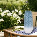 Ver imagem 2 de Vaso de Cerâmica Azul - 37x16x16cm